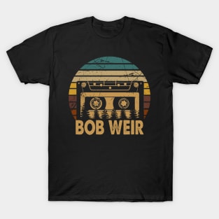 Classic Bob Name Weir Vintage Styles Christmas Flower 70s 80s 90s T-Shirt